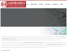 Tablet Screenshot of camtronicscr.com